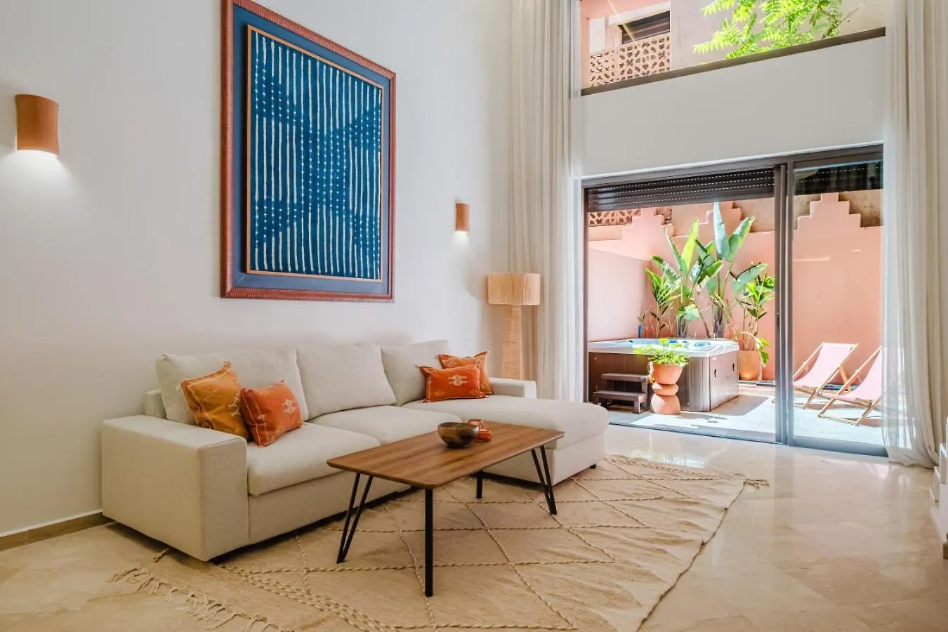 Apartament Duplex Style And Confortable Au Centre De La Ville Marrakesz Maroko