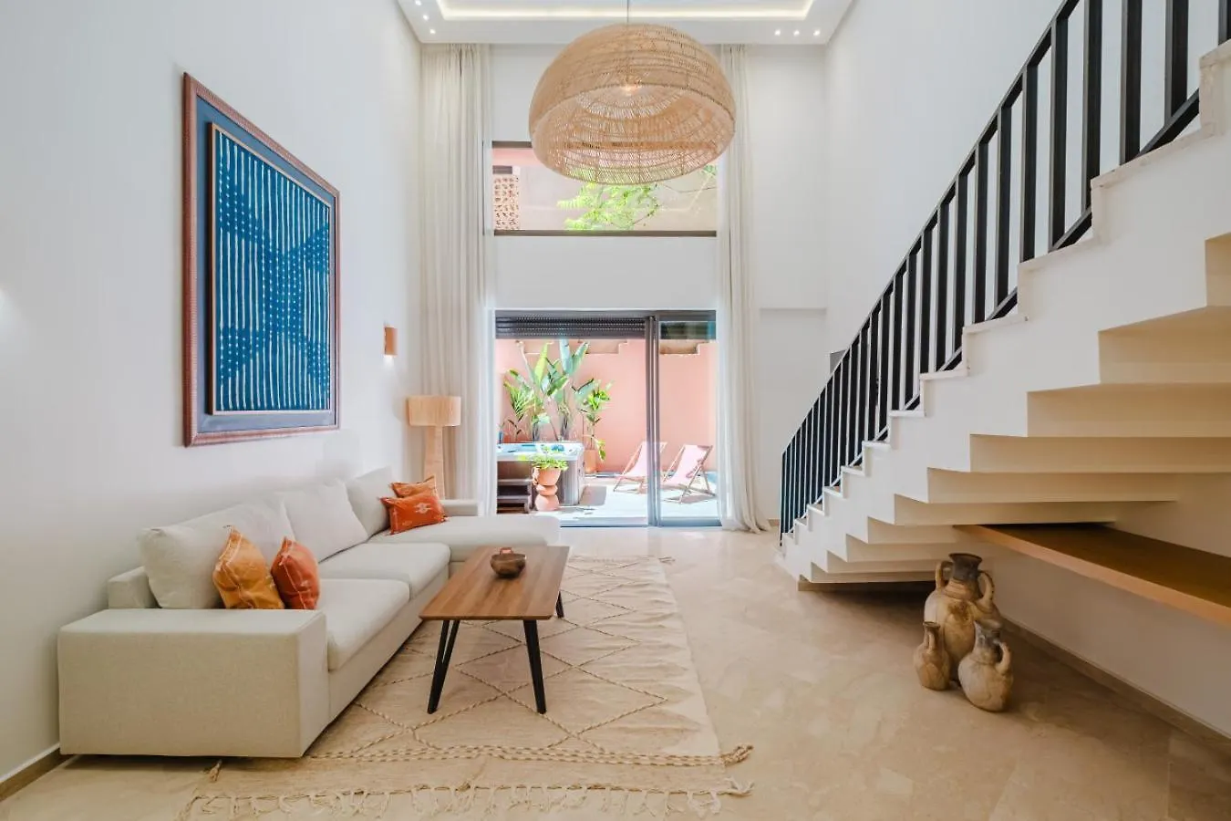 Duplex Style And Confortable Au Centre De La Ville Марракеш Апартаменты